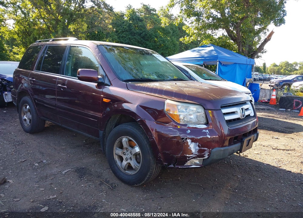2008 HONDA PILOT EX-L VIN: 5FNYF18628B053358