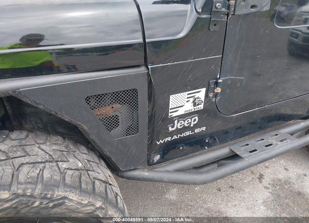 2003 JEEP WRANGLER X VIN: 1J4FA39S03P362977