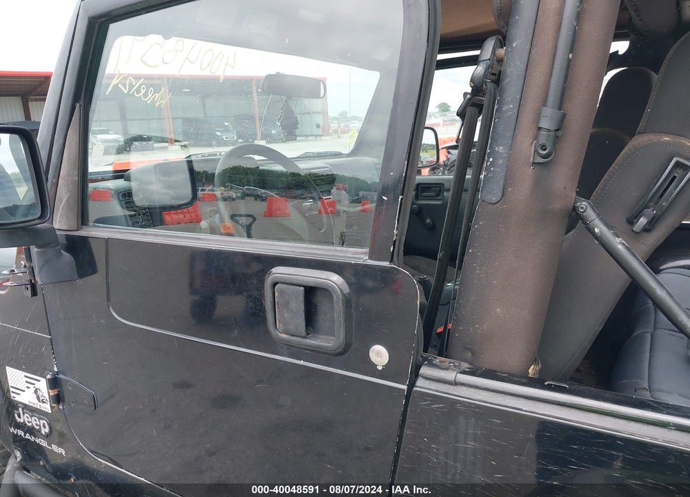 2003 JEEP WRANGLER X VIN: 1J4FA39S03P362977