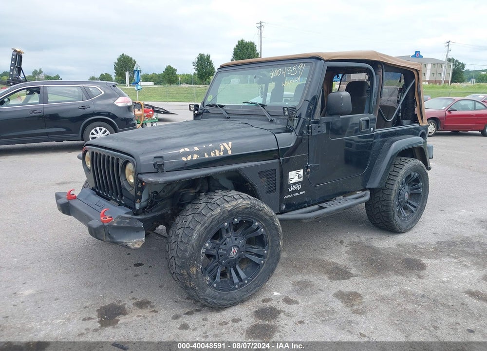 2003 JEEP WRANGLER X VIN: 1J4FA39S03P362977