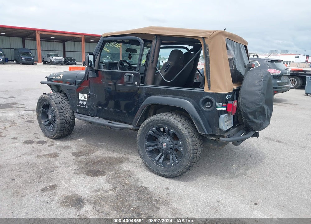 2003 JEEP WRANGLER X VIN: 1J4FA39S03P362977