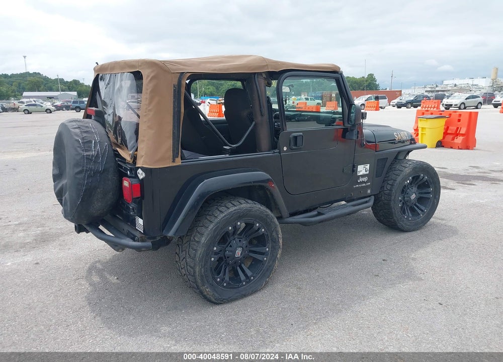 2003 JEEP WRANGLER X VIN: 1J4FA39S03P362977