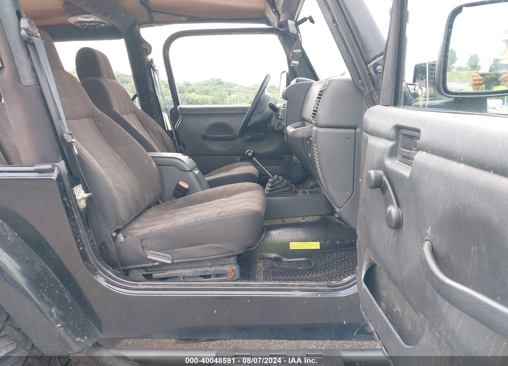 2003 JEEP WRANGLER X VIN: 1J4FA39S03P362977