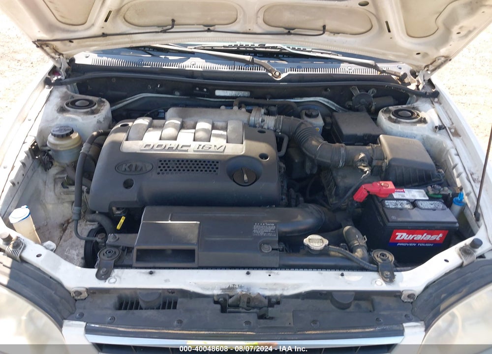 2004 KIA SPECTRA LS VIN: KNAFB121X45315653
