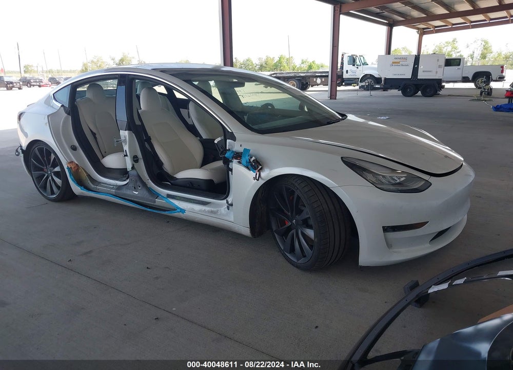 2020 TESLA MODEL 3 PERFORMANCE DUAL MOTOR ALL-WHEEL DRIVE VIN: 5YJ3E1EC7LF642289