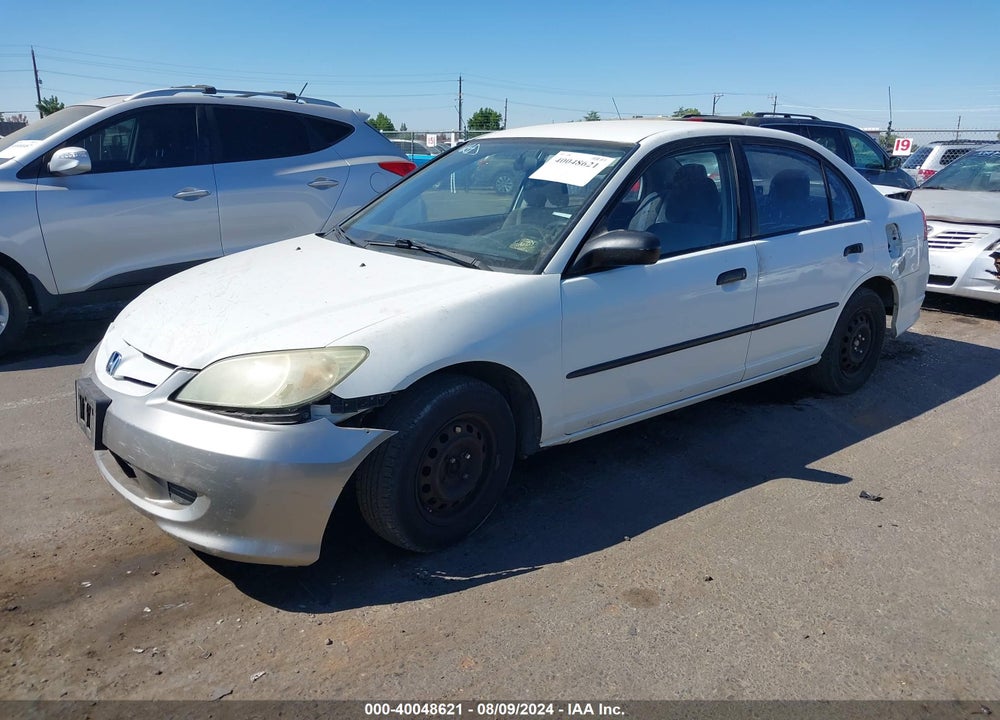 2004 HONDA CIVIC VP VIN: 1HGES16354L007068