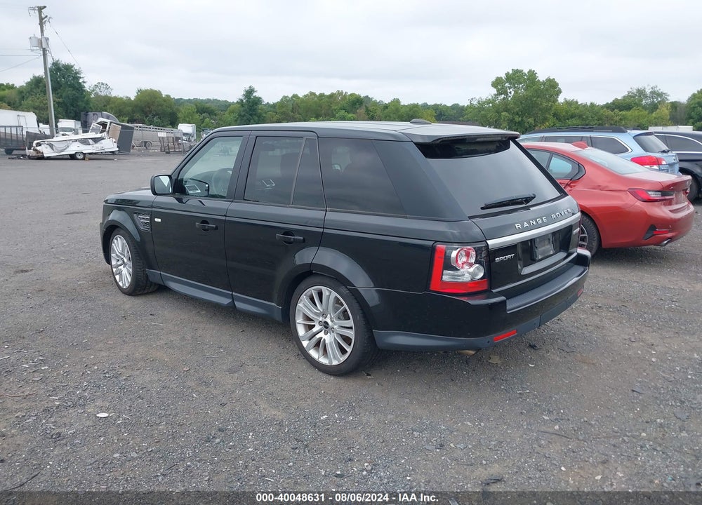 2013 LAND ROVER RANGE ROVER SPORT HSE VIN: SALSK2D42DA775601