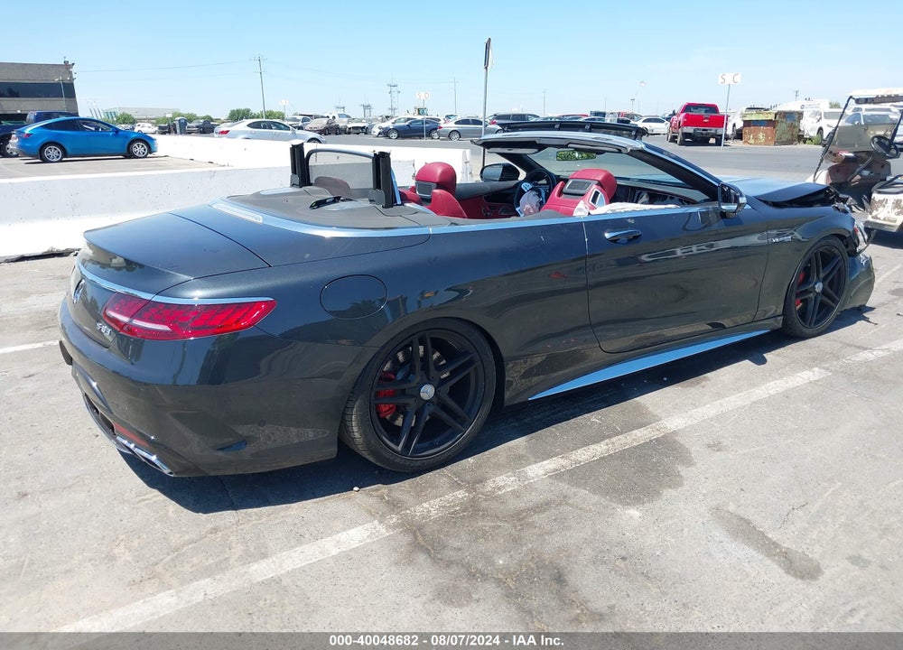 2019 MERCEDES-BENZ AMG S 63 4MATIC VIN: WDDXK8JB4KA035845