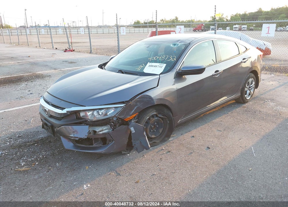 2017 HONDA CIVIC LX VIN: 19XFC2F50HE023636