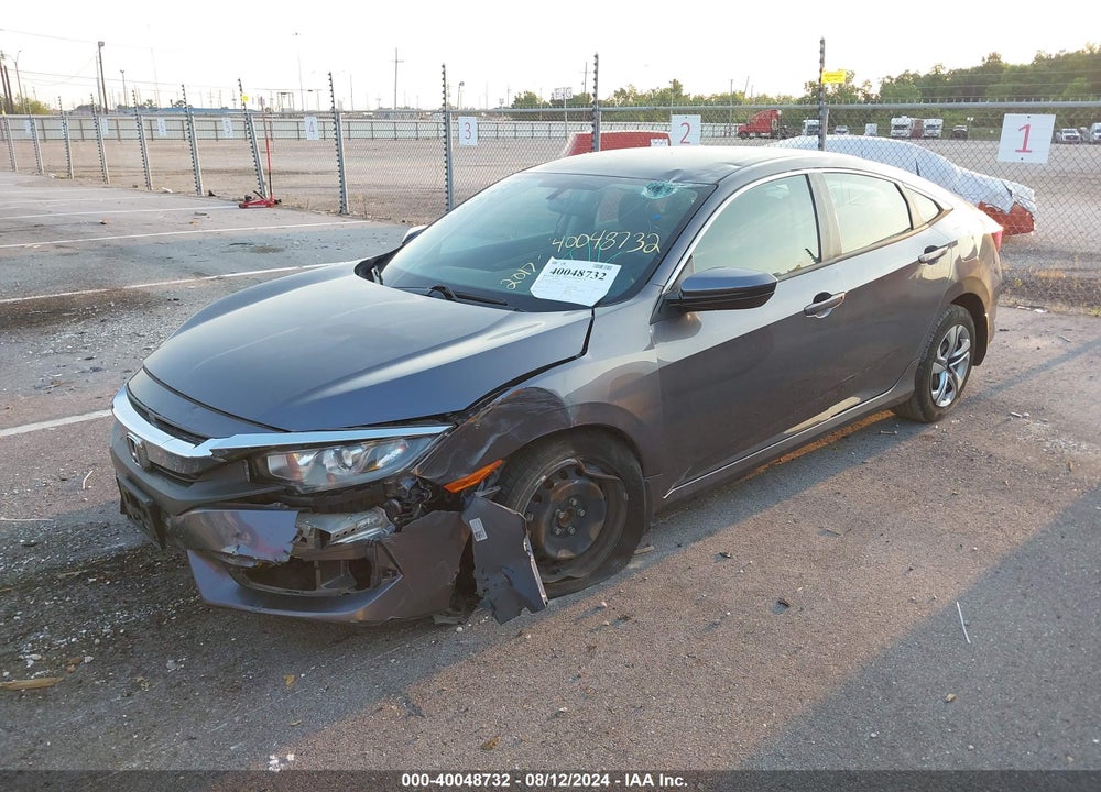 2017 HONDA CIVIC LX VIN: 19XFC2F50HE023636