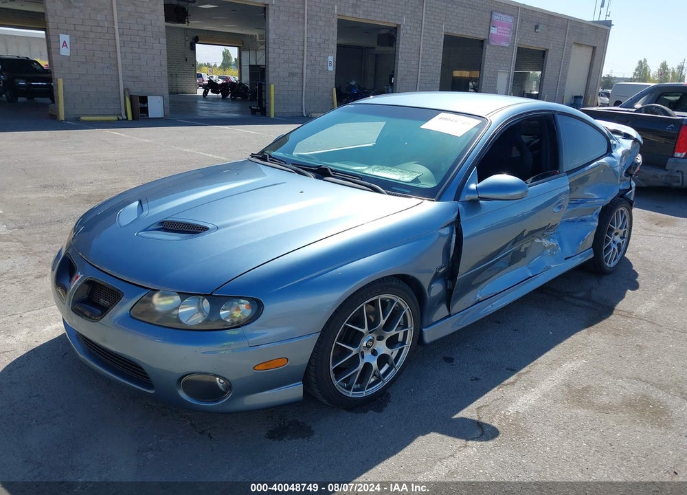 2006 PONTIAC GTO VIN: 6G2VX12U96L528075