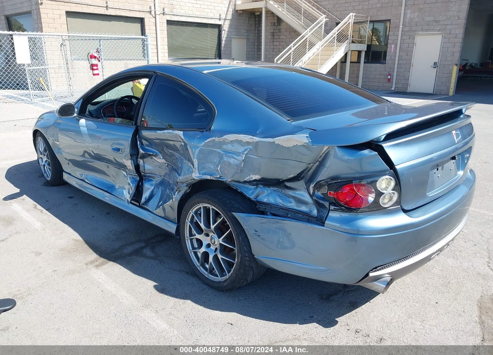 2006 PONTIAC GTO VIN: 6G2VX12U96L528075