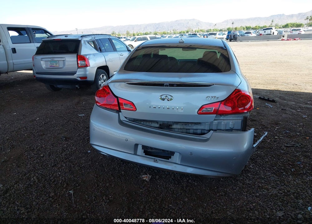 2013 INFINITI G37X VIN: JN1CV6AR7DM757221
