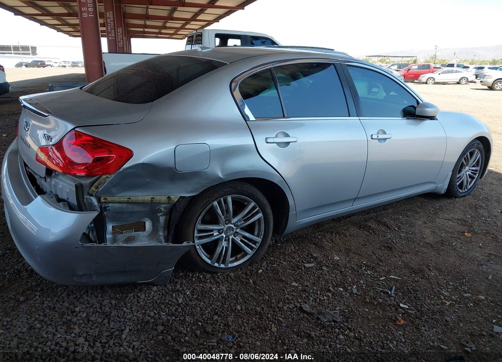 2013 INFINITI G37X VIN: JN1CV6AR7DM757221