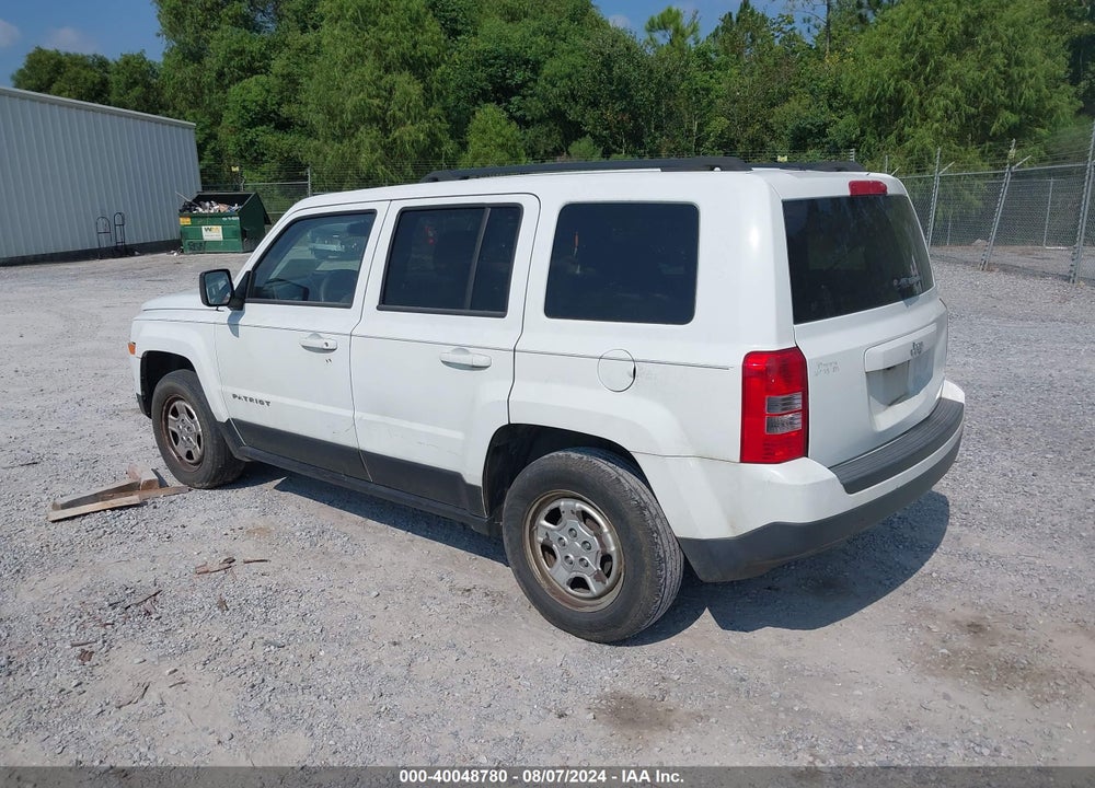 2016 JEEP PATRIOT SPORT VIN: 1C4NJPBA7GD513315