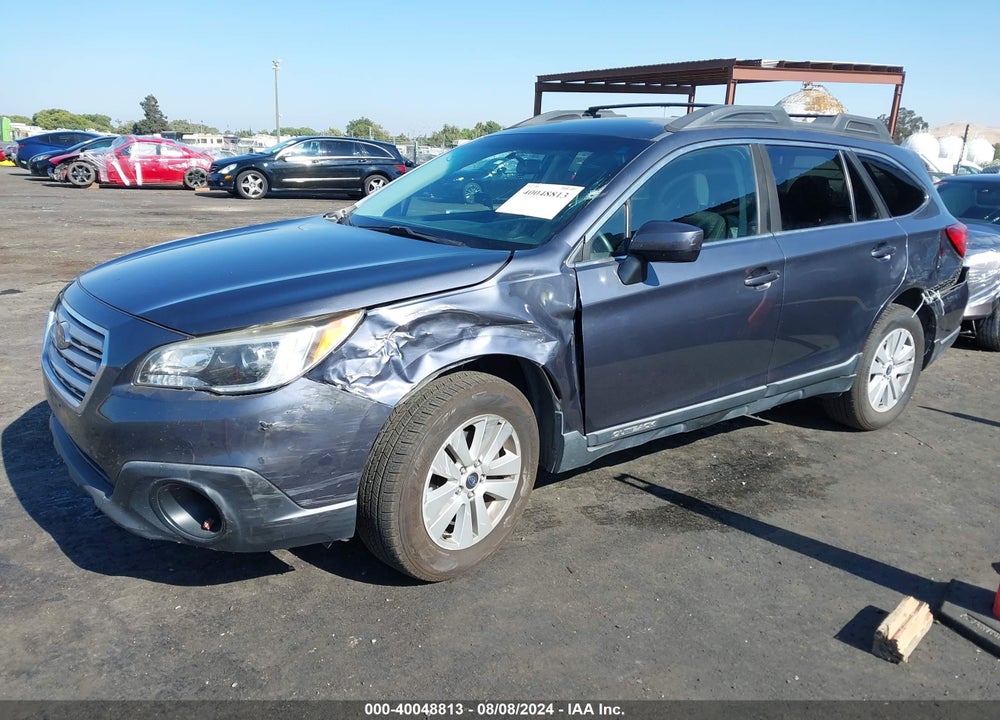 2017 SUBARU OUTBACK 2.5I PREMIUM VIN: 4S4BSACC6H3373743