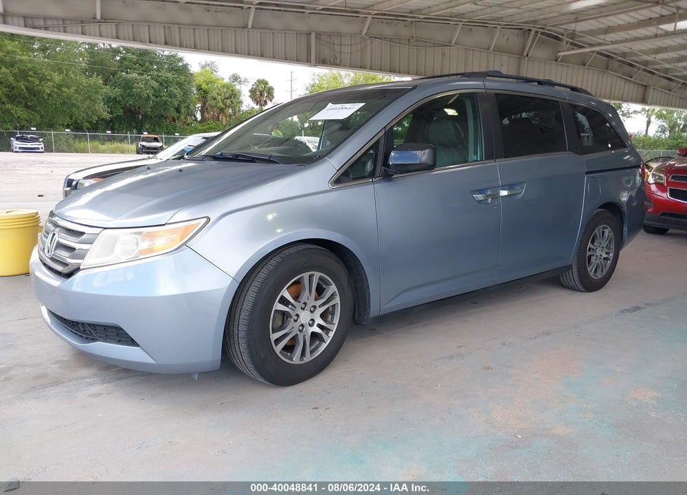 2011 HONDA ODYSSEY EX-L VIN: 5FNRL5H60BB101631