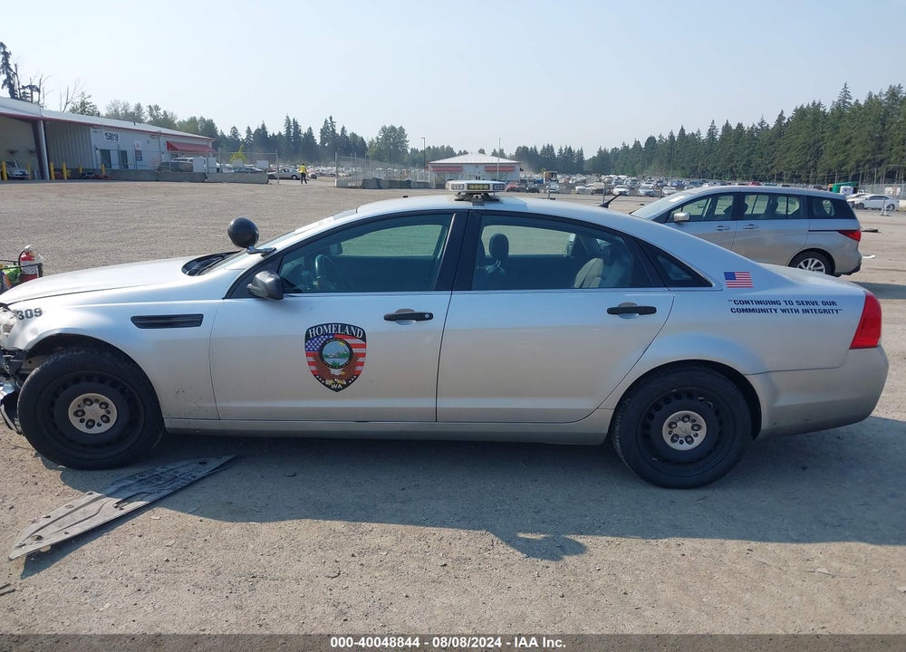 2013 CHEVROLET CAPRICE POLICE VIN: 6G1MK5U35DL822936
