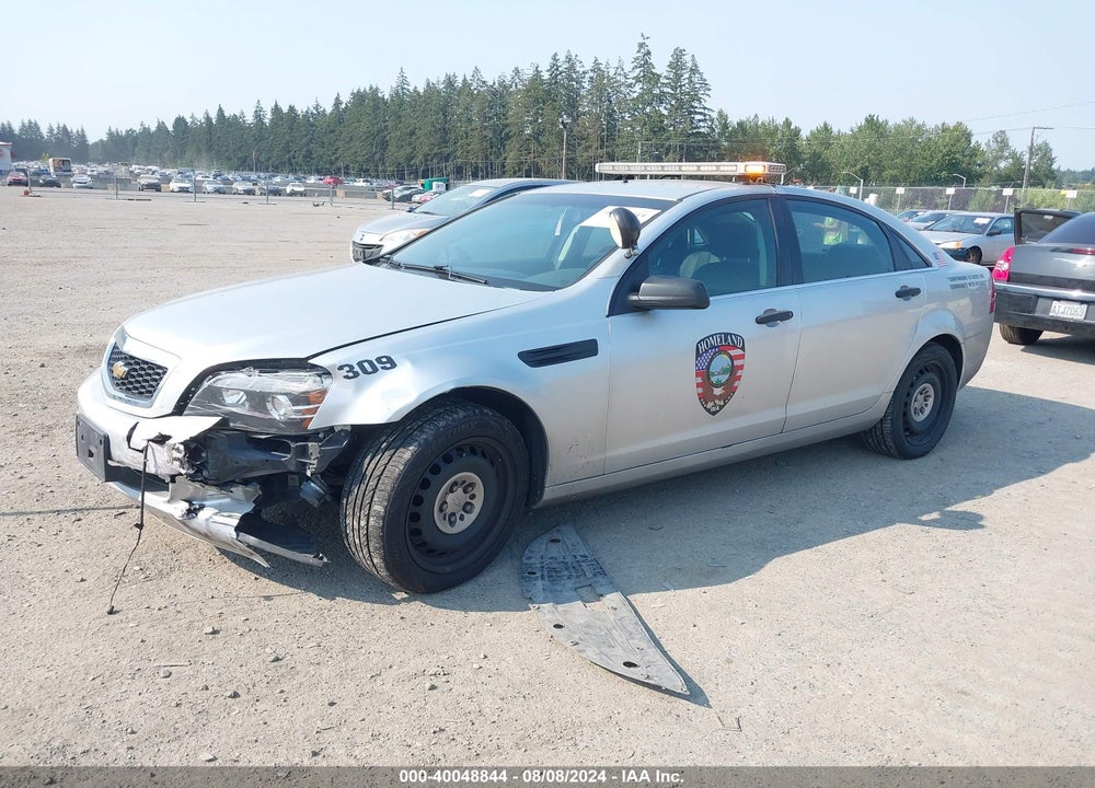2013 CHEVROLET CAPRICE POLICE VIN: 6G1MK5U35DL822936