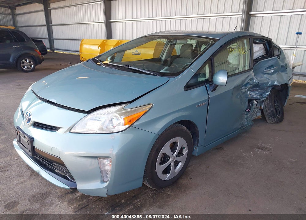 2013 TOYOTA PRIUS TWO VIN: JTDKN3DU1D1724319