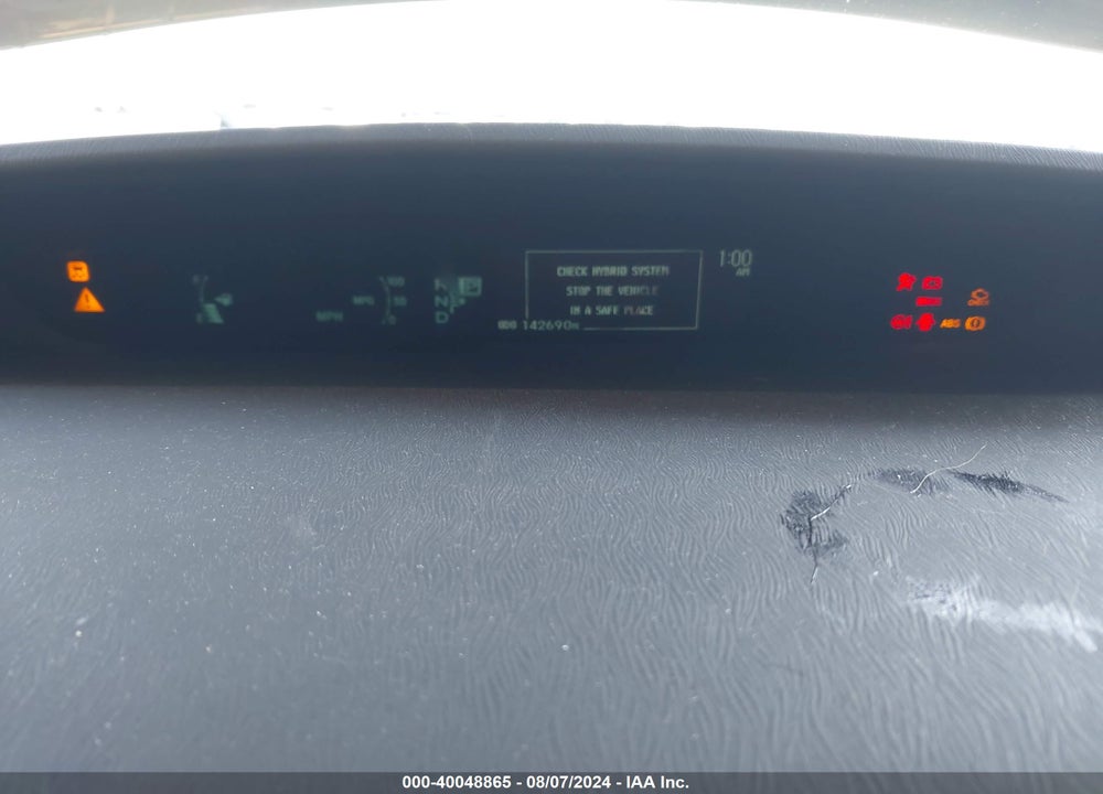 2013 TOYOTA PRIUS TWO VIN: JTDKN3DU1D1724319