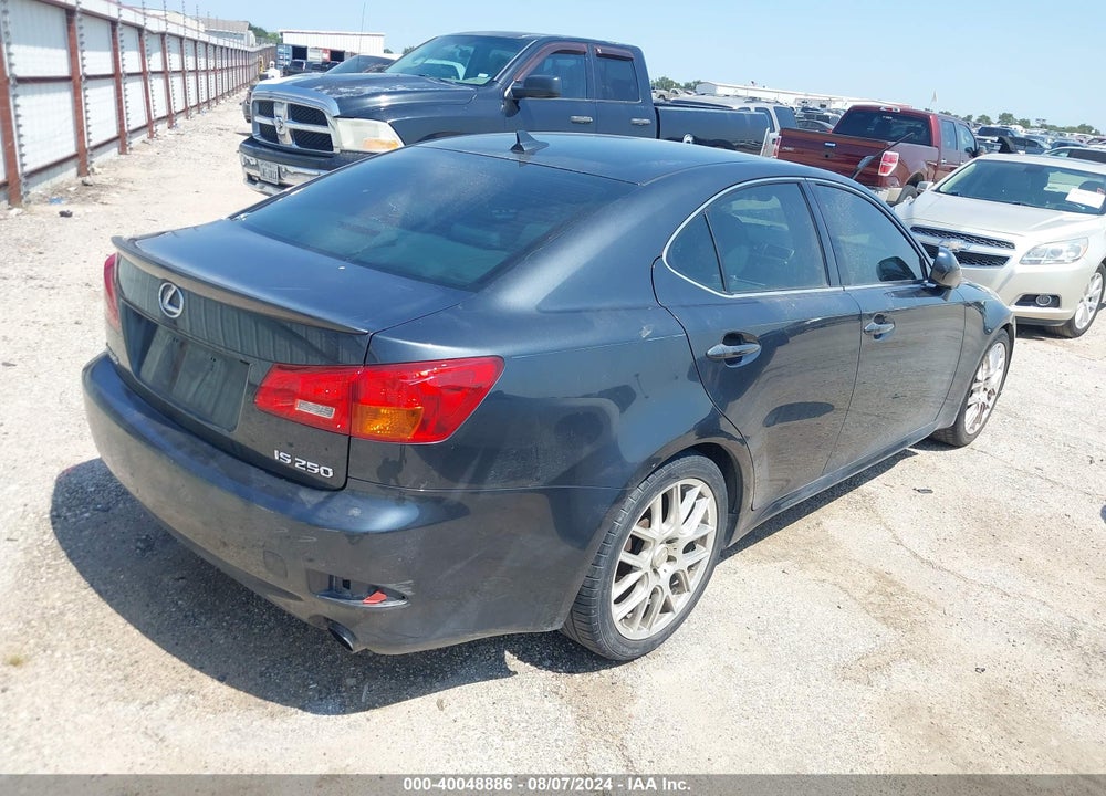 2007 LEXUS IS 250 VIN: JTHBK262175036038
