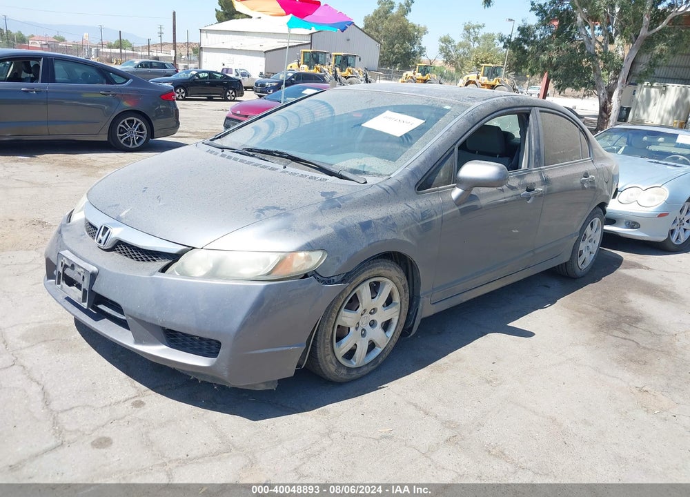 2010 HONDA CIVIC LX VIN: 19XFA1F54AE034029