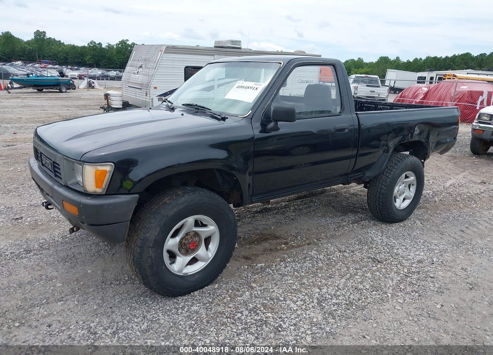 1989 TOYOTA PICKUP 1/2 TON SHT WHEELBASE DLX VIN: JT4RN01P8K7001928