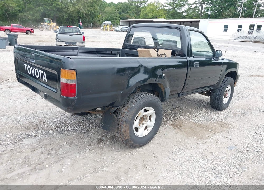 1989 TOYOTA PICKUP 1/2 TON SHT WHEELBASE DLX VIN: JT4RN01P8K7001928