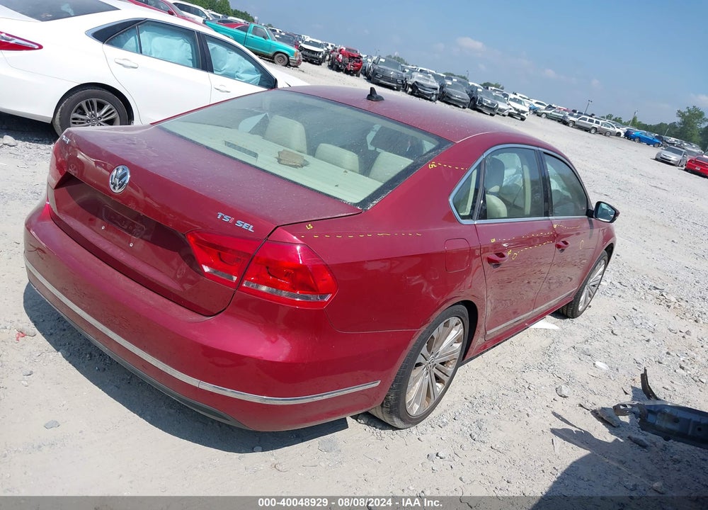 2015 VOLKSWAGEN PASSAT 1.8T SEL PREMIUM VIN: 1VWCT7A37FC028498