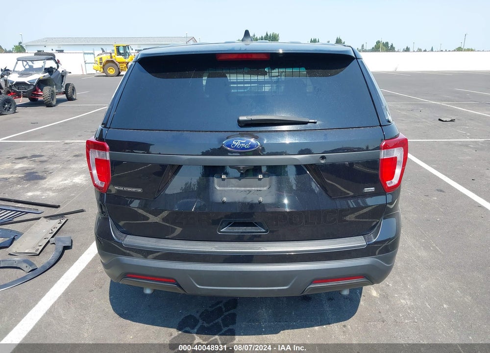 2019 FORD POLICE INTERCEPTOR UTILITY VIN: 1FM5K8AR9KGA20037