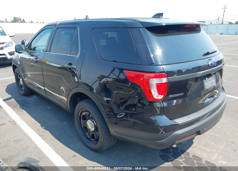 2019 FORD POLICE INTERCEPTOR UTILITY VIN: 1FM5K8AR9KGA20037