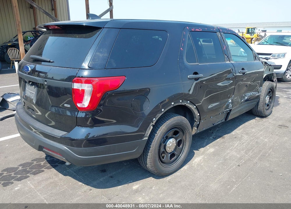 2019 FORD POLICE INTERCEPTOR UTILITY VIN: 1FM5K8AR9KGA20037