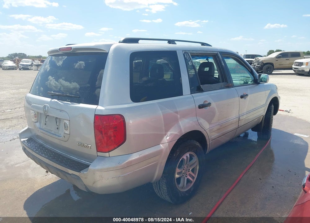 2004 HONDA PILOT EX-L VIN: 2HKYF18554H508819