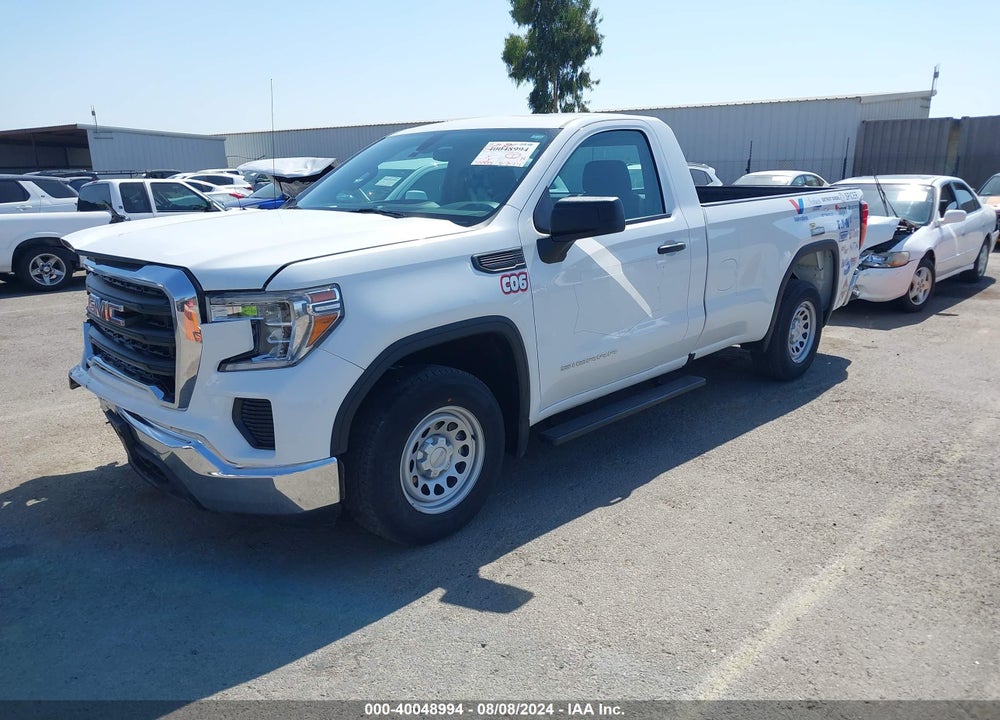 2022 GMC SIERRA 1500 LIMITED 2WD REGULAR CAB LONG BOX PRO VIN: 3GTN8AEKXNG156998