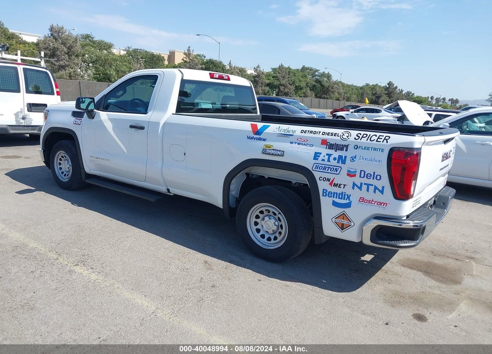 2022 GMC SIERRA 1500 LIMITED 2WD REGULAR CAB LONG BOX PRO VIN: 3GTN8AEKXNG156998
