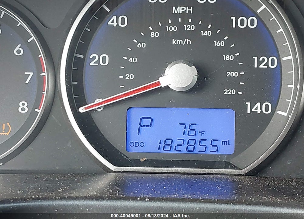 2010 HYUNDAI SANTA FE GLS VIN: 5NMSG3AB9AH379829