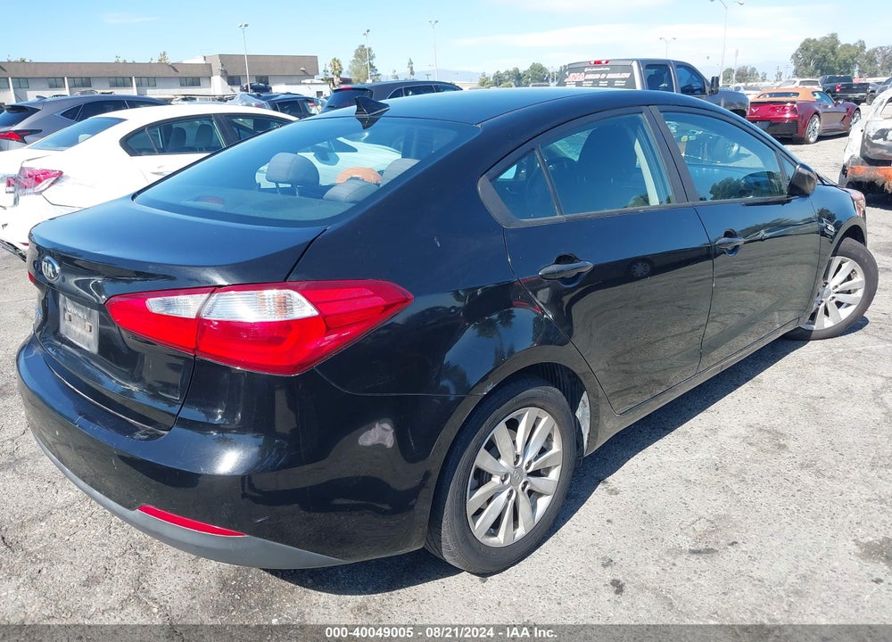 2016 KIA FORTE LX VIN: KNAFX4A62G5508612