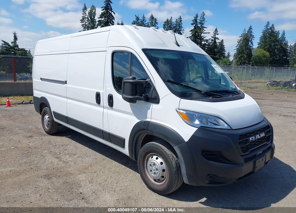 2023 RAM PROMASTER 2500 HIGH ROOF 159 WB VIN: 3C6LRVDG3PE583308