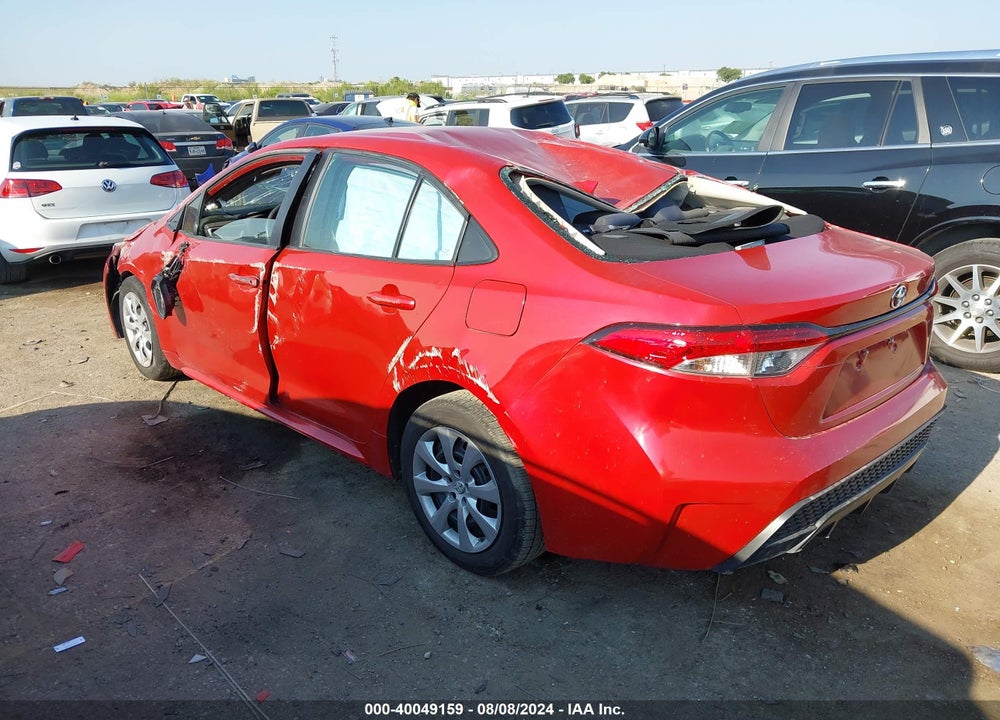 2020 TOYOTA COROLLA LE VIN: 5YFEPRAE2LP028361