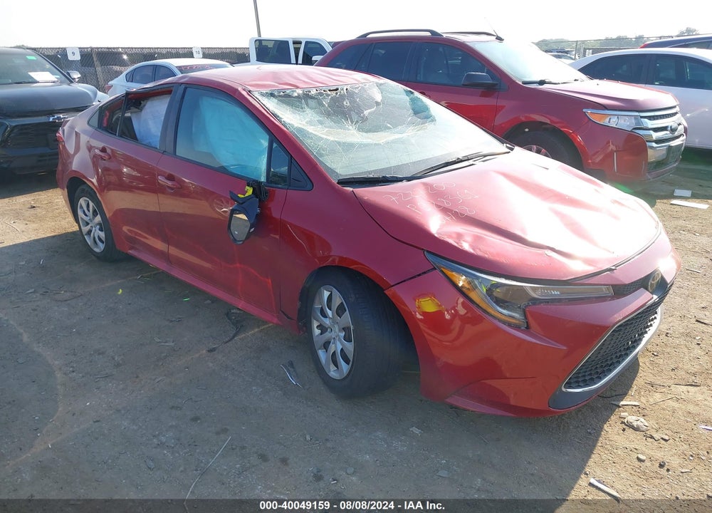 2020 TOYOTA COROLLA LE VIN: 5YFEPRAE2LP028361