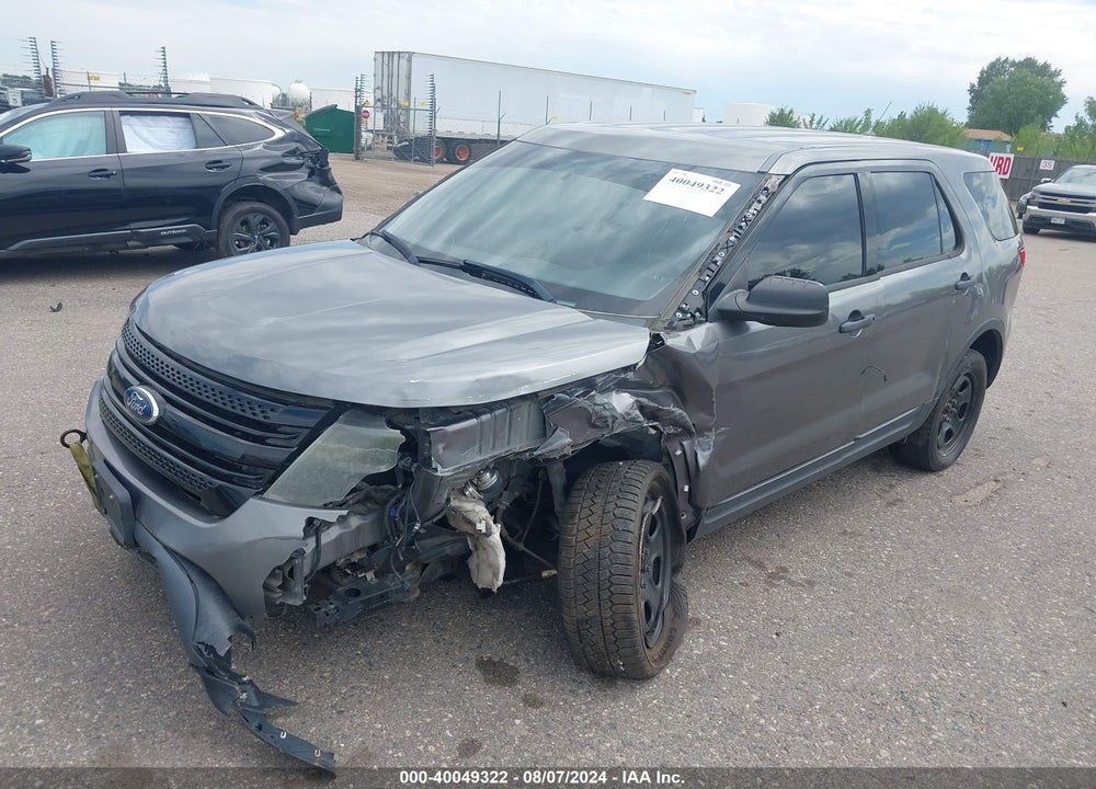 2014 FORD UTILITY POLICE INTERCEPTOR VIN: 1FM5K8AR0EGA65100