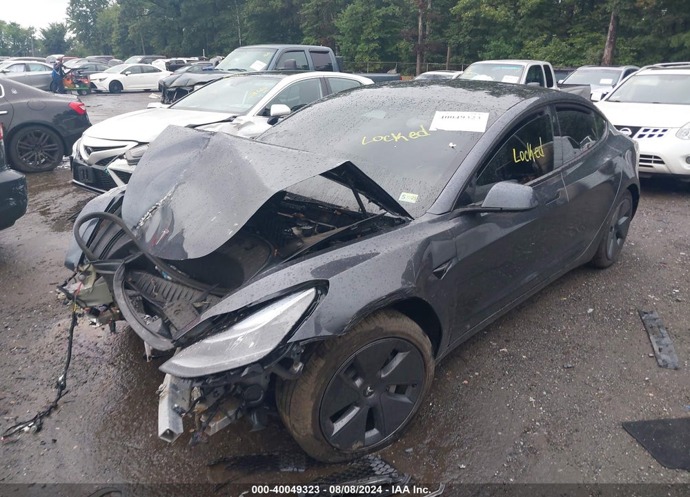 2022 TESLA MODEL 3 REAR-WHEEL DRIVE VIN: 5YJ3E1EA1NF286150