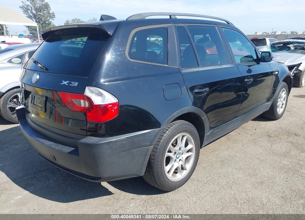 2004 BMW X3 2.5I VIN: WBXPA73494WB22044