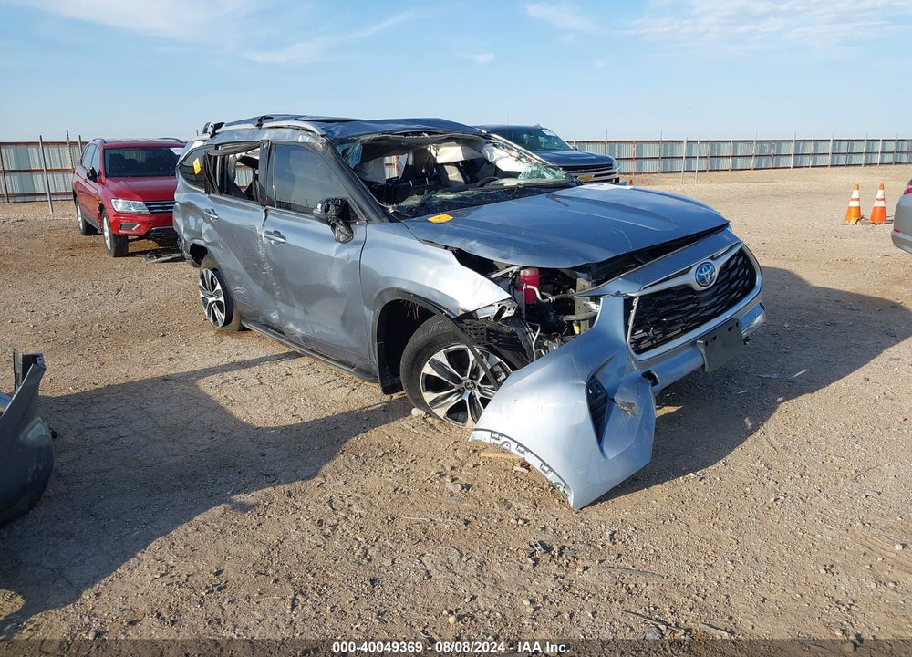 2022 TOYOTA HIGHLANDER HYBRID XLE VIN: 5TDHARAH6NS013431