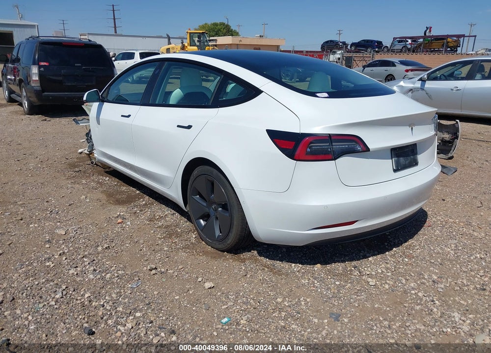 2021 TESLA MODEL 3 STANDARD RANGE PLUS REAR-WHEEL DRIVE VIN: 5YJ3E1EA2MF093875