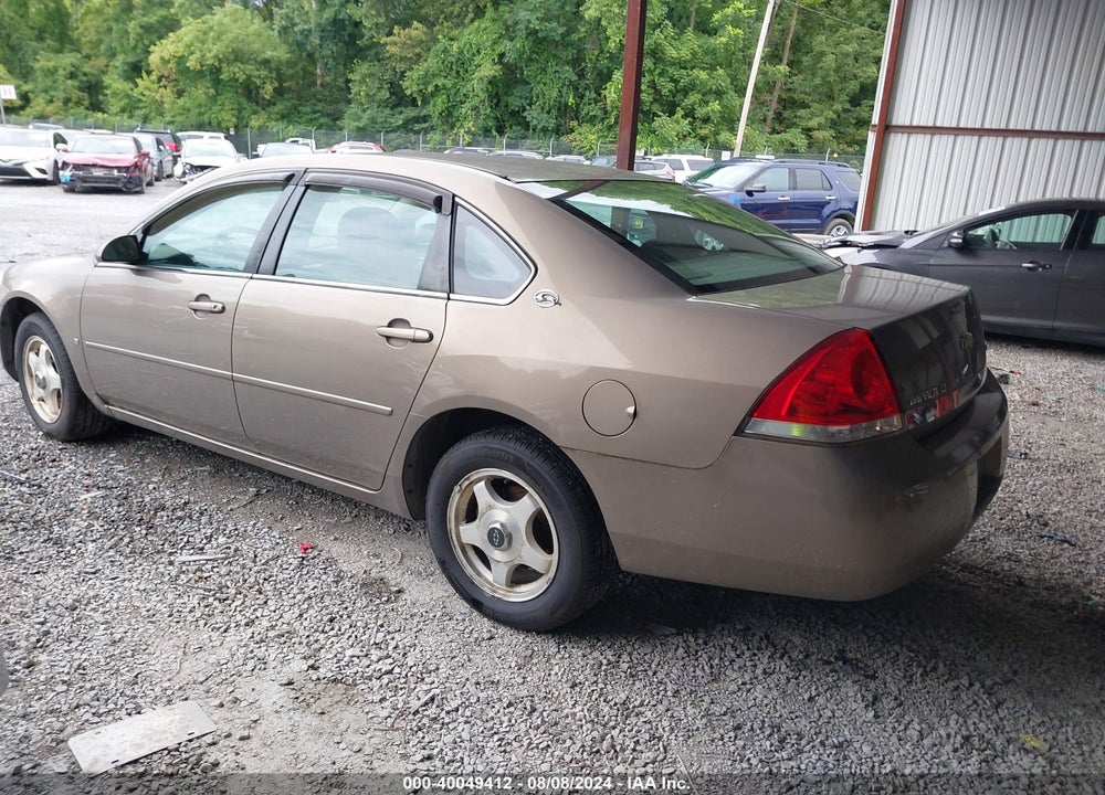 2007 CHEVROLET IMPALA LT VIN: 2G1WT58K679211443