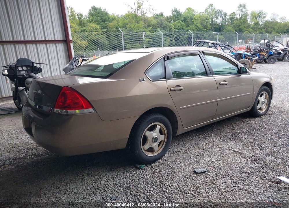 2007 CHEVROLET IMPALA LT VIN: 2G1WT58K679211443