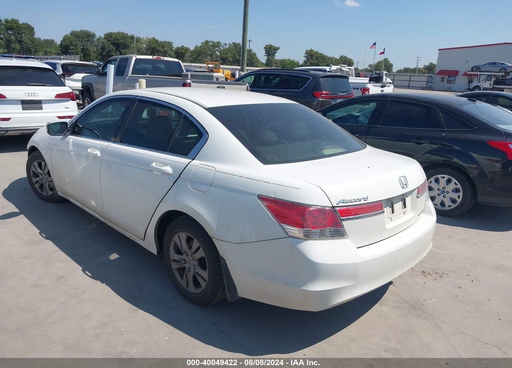 2012 HONDA ACCORD 2.4 SE VIN: 1HGCP2F66CA206343
