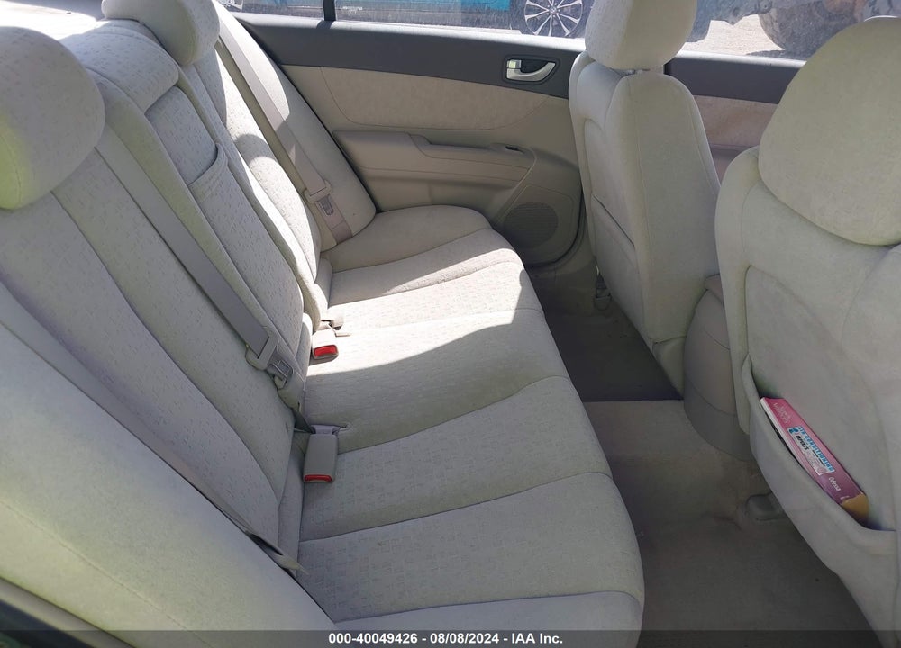 2007 HYUNDAI SONATA VIN: 5NPEU46F97H215922